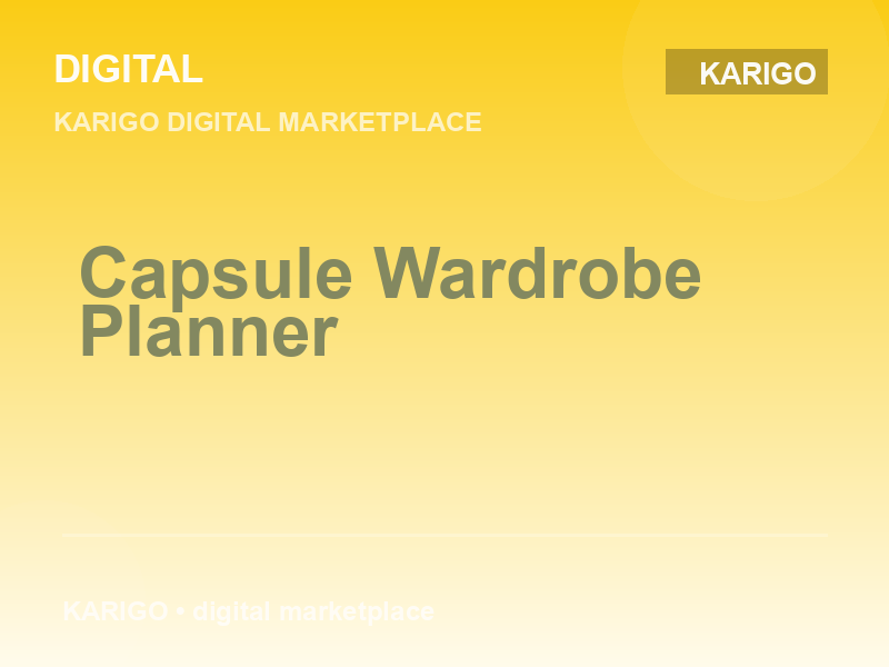 Capsule Wardrobe Planner