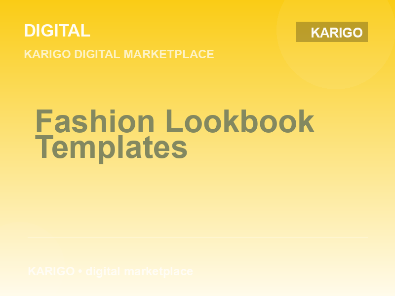 Fashion Lookbook Templates
