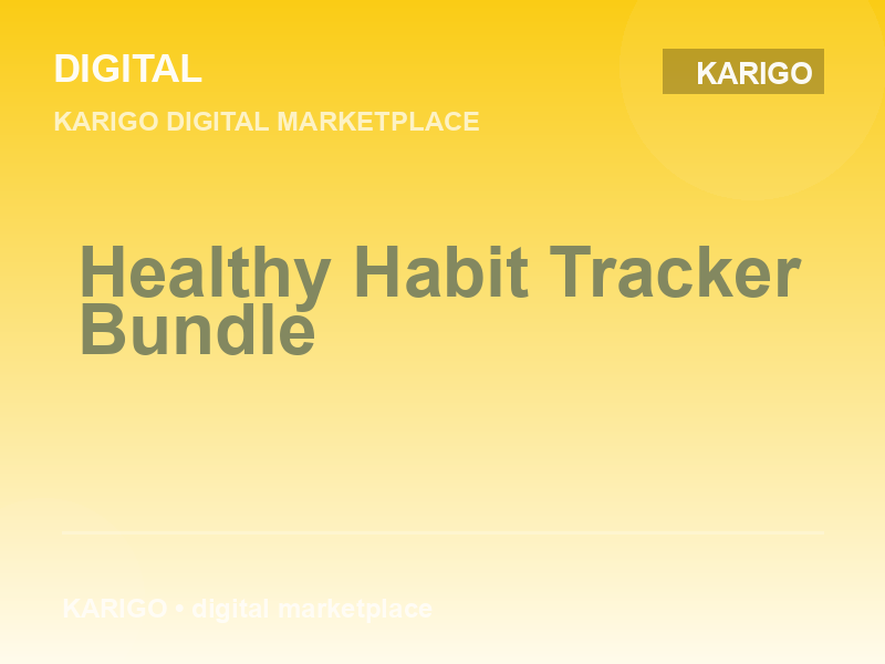 Healthy Habit Tracker Bundle