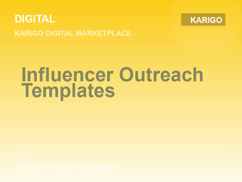 Influencer Outreach Templates