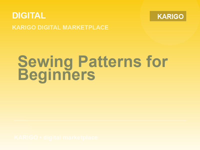 Sewing Patterns for Beginners